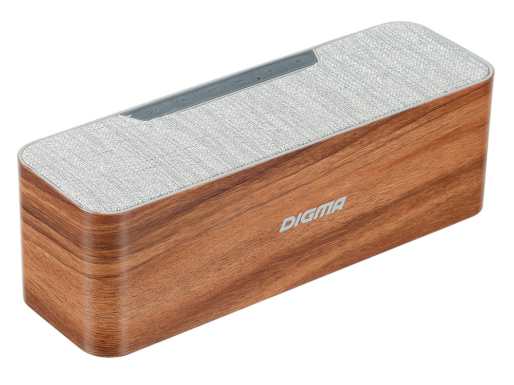 

Портативная акустика Digma S-42 Brown 2 х 5 Вт / 20 — 20 000 Гц / FM / BT 4.2 / MicroUSB, USB, mini-Jack 3.5 mm / АКБ