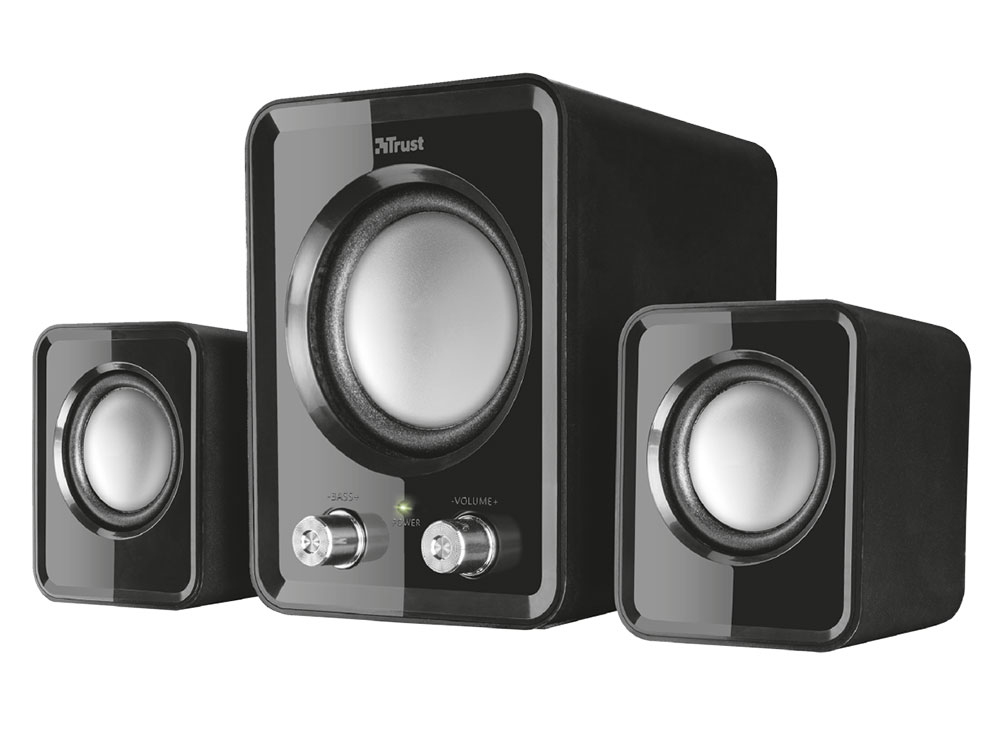 

Колонки Trust Ziva Compact 2.1 Black 12 Вт / 100 - 20000 Гц / 3.5 мм / USB