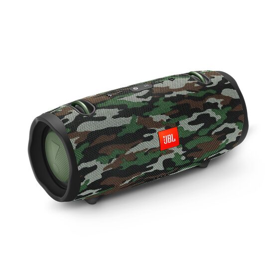 

Портативная колонка JBL Extreme2 Camouflage 20 Вт, 55 Гц – 20000 Гц, noFM, Bluetooth, USB-порт, MiniJack 3.5 мм, АКБ