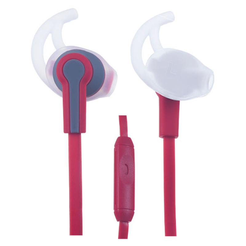 

Гарнитура Perfeo Sport Red Проводные с микрофоном / 20 — 20 000 Гц / 100 дБ / miniJack 3.5 мм