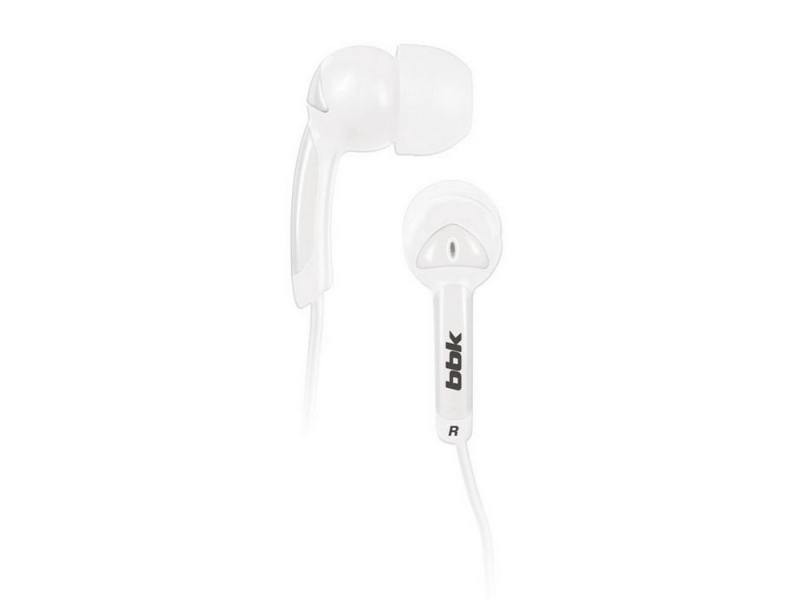 

Наушники BBK EP-1401S вкладыши белый