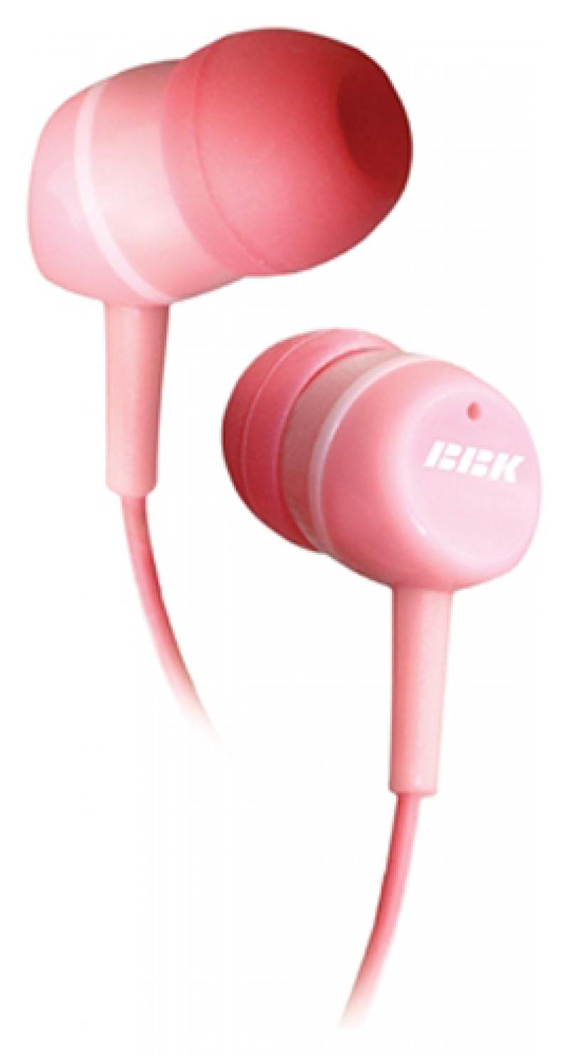 

Наушники BBK EP-1220S розовый