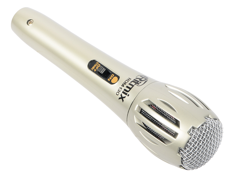 

Микрофон Ritmix RDM-130 серебристый