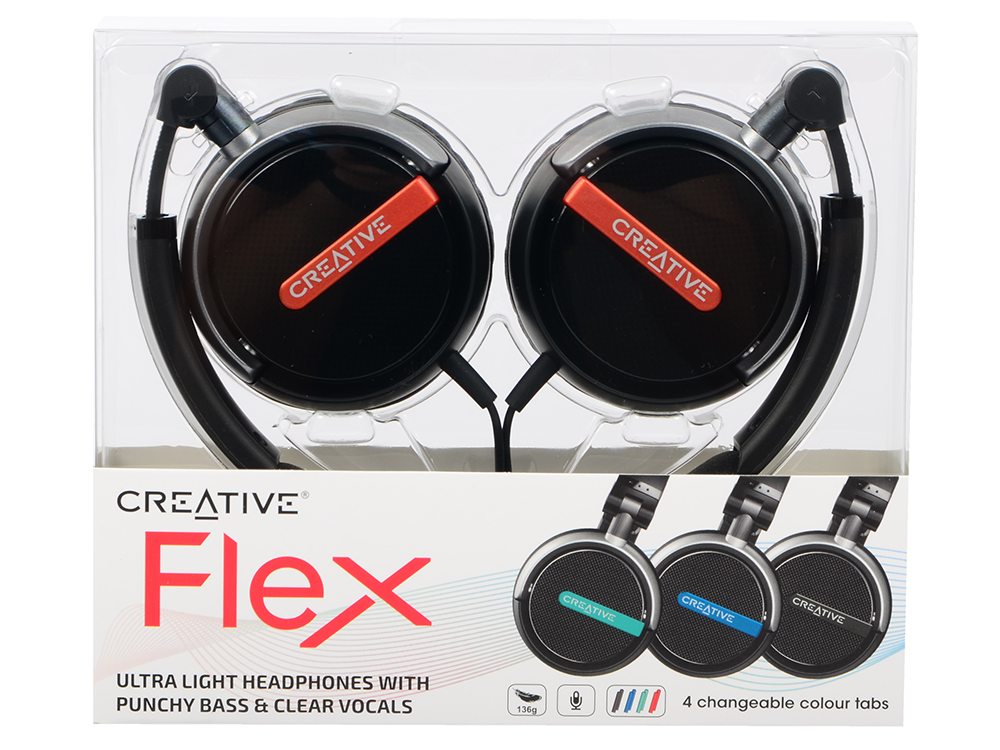 

Наушники Creative Flex черный