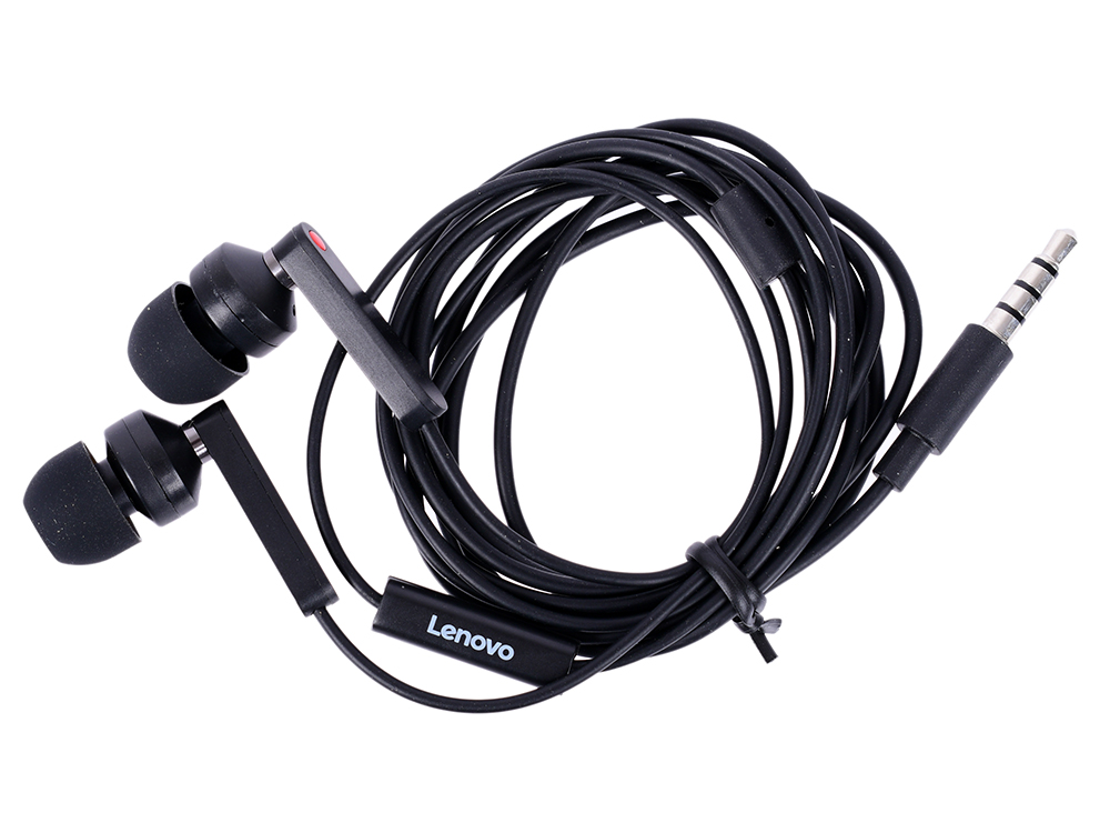 

Наушники Lenovo In-Ear Headphones черный 4XD0J65079