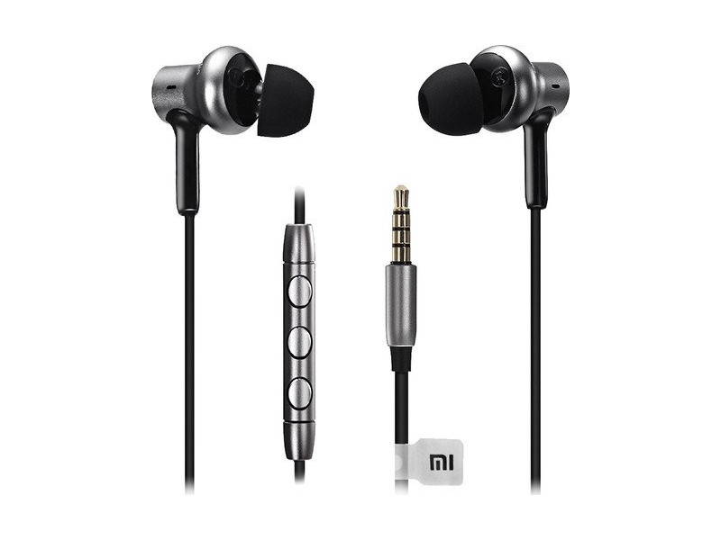Наушники Xiaomi Mi In-Ear Headphones Pro HD ZBW4369TY Silver Проводные / Внутриканальные с микрофоном / Серый / 20 Гц - 40 кГц / 98 дБ / Двухстороннее / Mini-jack / 3.5 мм