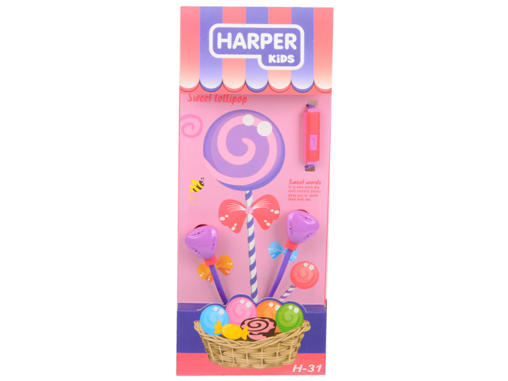 

Гарнитура HARPER KIDS H-31 purple Проводные / Вставные с микрофоном / Фиолетовый / 20 Гц - 20 кГц / Двухстороннее / Mini-jack / 3.5 мм