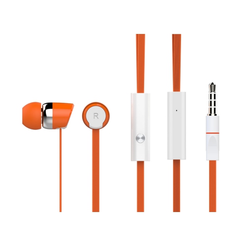 Гарнитура HARPER KIDS HV-104 orange Проводные / Внутриканальные с микрофоном / Оранжевый / 20 Гц - 20 кГц / 100 дБ / Двухстороннее / Mini-jack / 3.5 мм