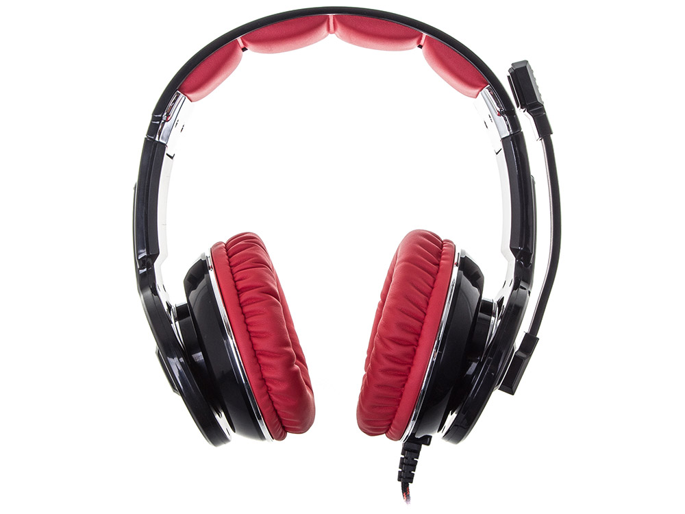 

Игровая гарнитура проводная Oklick HS-L350G черный Проводные / Полноразмерные с микрофоном / Черный-красный / 20 Гц - 20 кГц / 105 дБ / Одностороннее / Mini