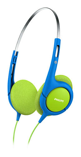 

Наушники Philips SHK1030/00 Проводные / Детские / Синий, зеленый / 10 Гц - 24 кГц / 106 дБ / mini jack 3.5 mm