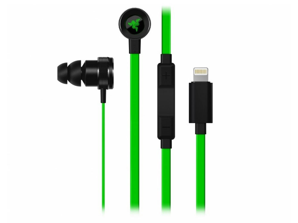 

Гарнитура Razer Hammerhead for iOS Black/Green Проводные / Внутриканальные с микрофоном / 20 - 20000 Гц / 102 дБ / Lightning