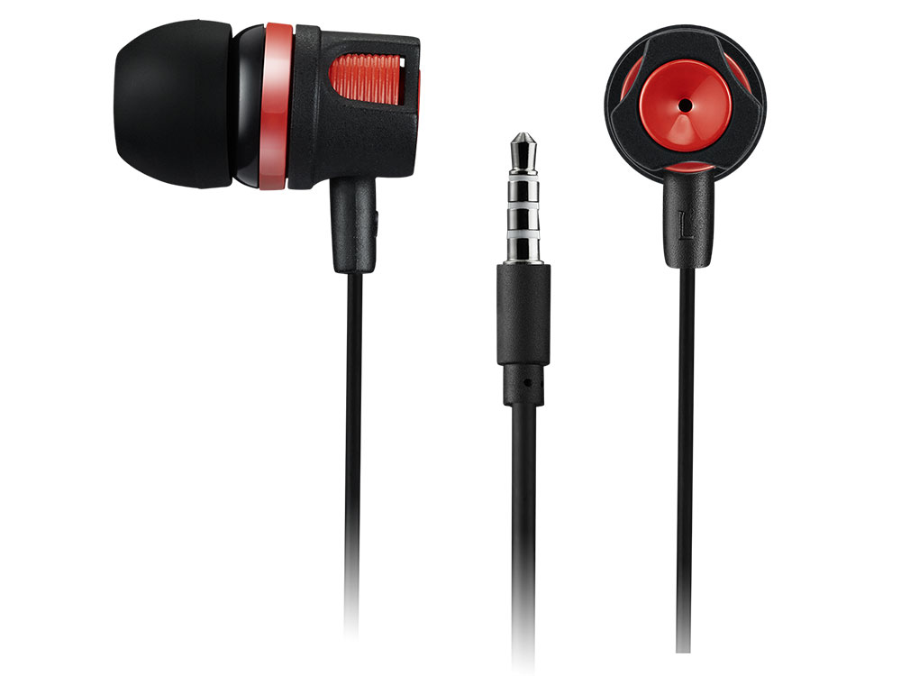 

Наушники (гарнитура) Canyon CNE-CEP3R Black/Red Проводные / Внутриканальные с микрофоном / 20 - 20000 Гц / 100 дБ / miniJack 3.5 мм