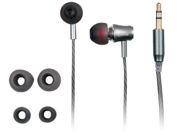 

Наушники Ritmix RH-130 Grey Проводные / Внутриканальные / Серый / 20 Гц - 20 кГц / 92 дБ / Двухстороннее / Mini-jack / 3.5 мм