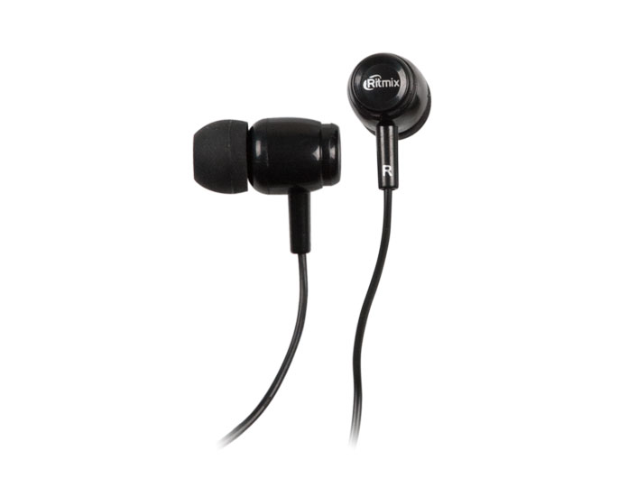 

Наушники Ritmix RH-020 Black Проводные / Внутриканальные / Черный / 20 Гц - 20 кГц / 100 дБ / Двухстороннее / Mini-jack / 3.5 мм