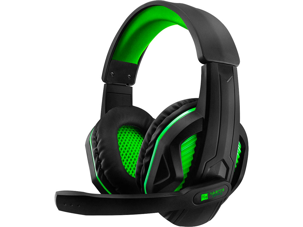 

Наушники (гарнитура) Harper GHS-R100 Black-Green Проводные / Полноразмерные с микрофоном / Черный-зеленый / 20 Гц - 20 кГц / 105 дБ / Mini-jack / 3.5 мм / USB