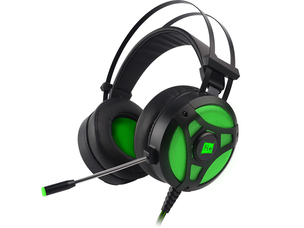 

Наушники (гарнитура) Harper Gaming GHS-X10 Black-Green Проводные / Полноразмерные с микрофоном / Черный-зеленый / 20 Гц - 20 кГц / 105 дБ / Одностороннее / Mini-jack / 3.5 мм / USB