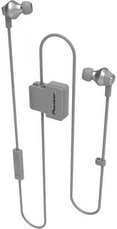 

Гарнитура вкладыши Pioneer SE-CL6BT-H серый беспроводные bluetooth (шейный обод)