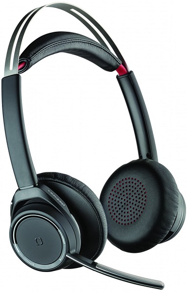 

Наушники (Гарнитура) Plantronics Voyager Focus UC PL-B825 Black Беспроводные / Накладные с микрофоном / BlueTooth / до 12 ч / USB