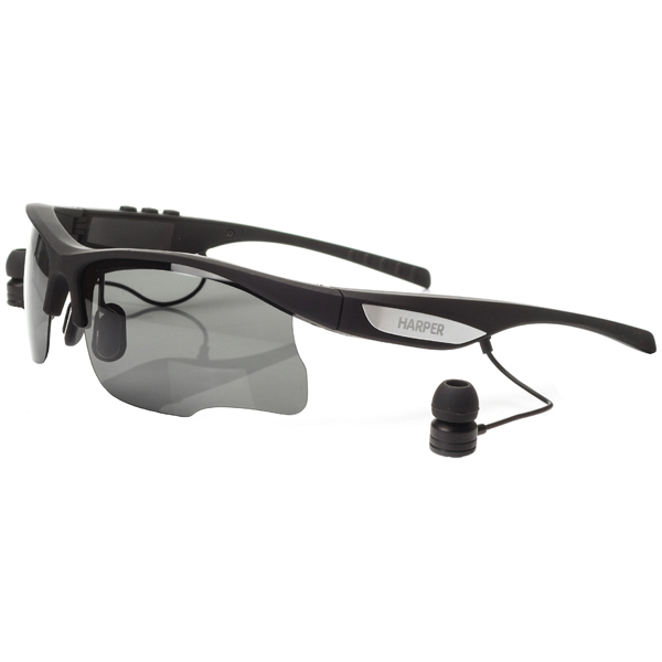 

Очки с гарнитурой HARPER HB-600 black Беспроводные / Внутриканальные с микрофоном / Черный / 20 Гц - 20 кГц / 112 дБ / до 8 ч / Bluetooth