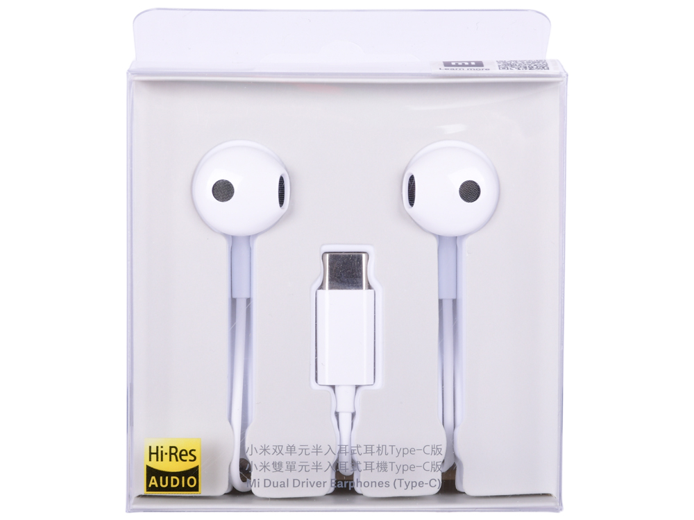 

Гарнитура Xiaomi Mi Dual Driver Earphones White Проводные / Вкладыши с микрофоном / 20 - 40 000 Гц / 113 дБ / Двустороннее / USB Type-C