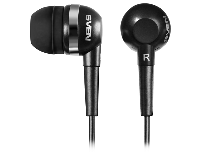 

Наушники Sven E-140 Black Проводные / Внутриканальные без микрофона / 20 — 20 000 Гц / 106 дБ / Двустороннее / miniJack 3.5 мм