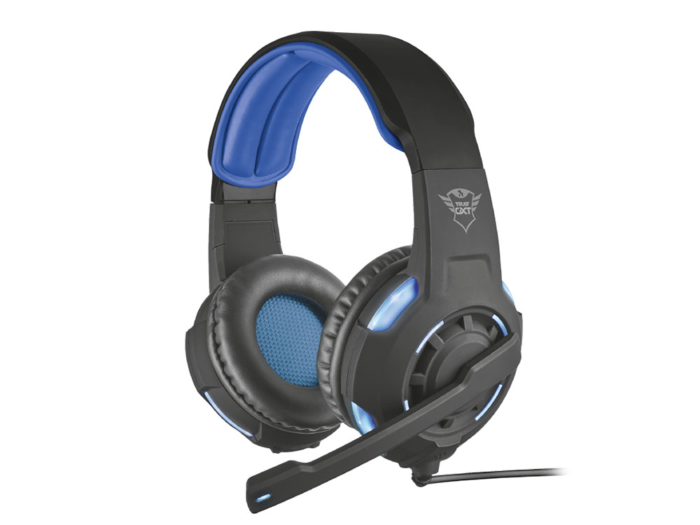 

Гарнитура Trust GXT 350 Radius 7.1 Surround Black/Blue Проводные / Полноразмерные с микрофоном / 18 - 20000 Гц / 117 дБ / Одностороннее / USB