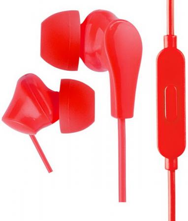 

Наушники (гарнитура) Perfeo ALPHA Red Проводные / Внутриканальные с микрофоном / 20 - 20000 Гц / 103 дБ / miniJack 3.5 мм