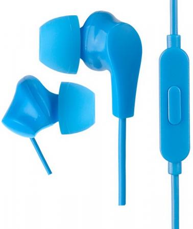 

Наушники (гарнитура) Perfeo ALPHA Blue Проводные / Внутриканальные с микрофоном / 20 - 20000 Гц / 103 дБ / miniJack 3.5 мм