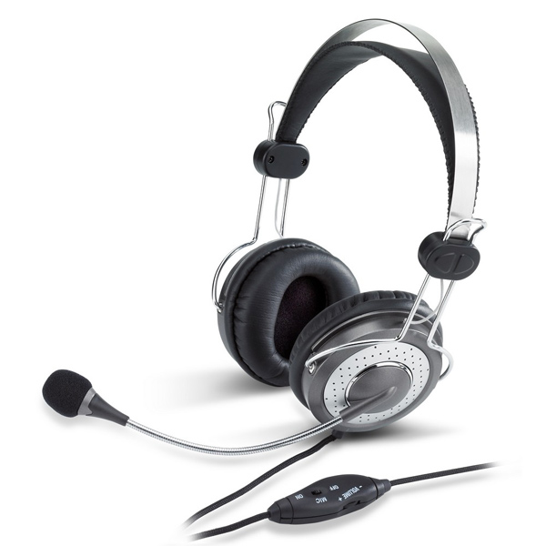 

Наушники (гарнитура) Genius HS-04SU Black/Silver Проводные / Накладные с микрофоном / 20 – 20000 Гц / 110 дБ / Одностороннее / 2 x miniJack 3.5 мм