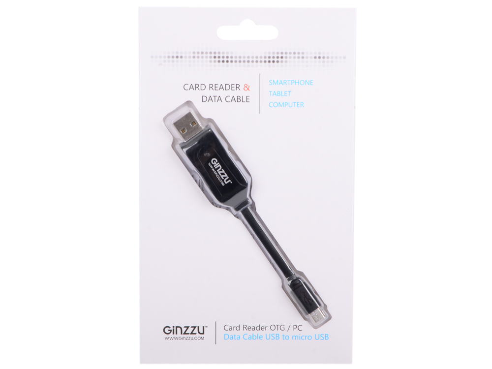 

Картридер Ginzzu GR-585UB Black
