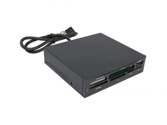 

Устройство чтения карт памяти Acrorp CRIP200-B USB 2.0 (All-in-1, +USB port) internal black