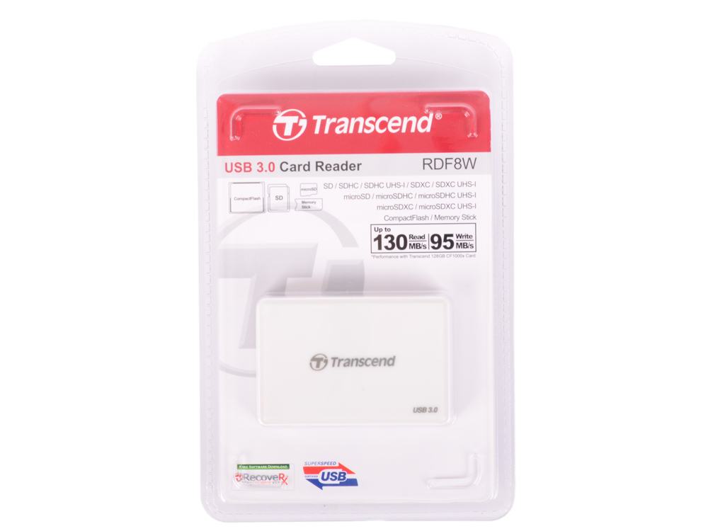 

Картридер внешний Transcend TS-RDF8W