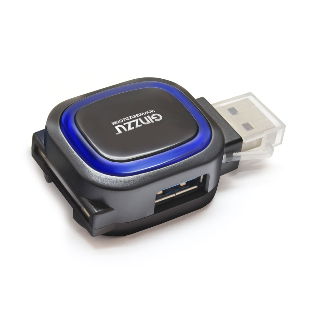 Картридер универсальный Ginzzu GR-514UB USB 2.0 , поддержка форматов SD/SDXC/SDHC/MMC microSD/SDXC/SDHSC + концентратор: порт USB 3.0 + порт USB 2.0,