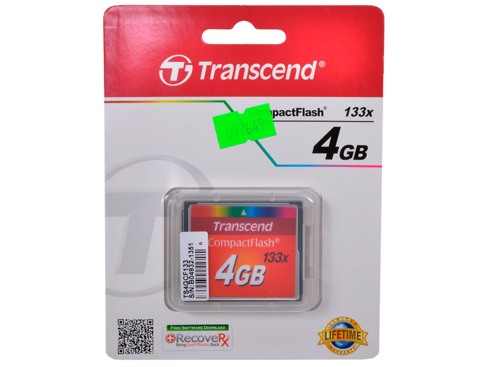 Карта памяти compact flash 4gb