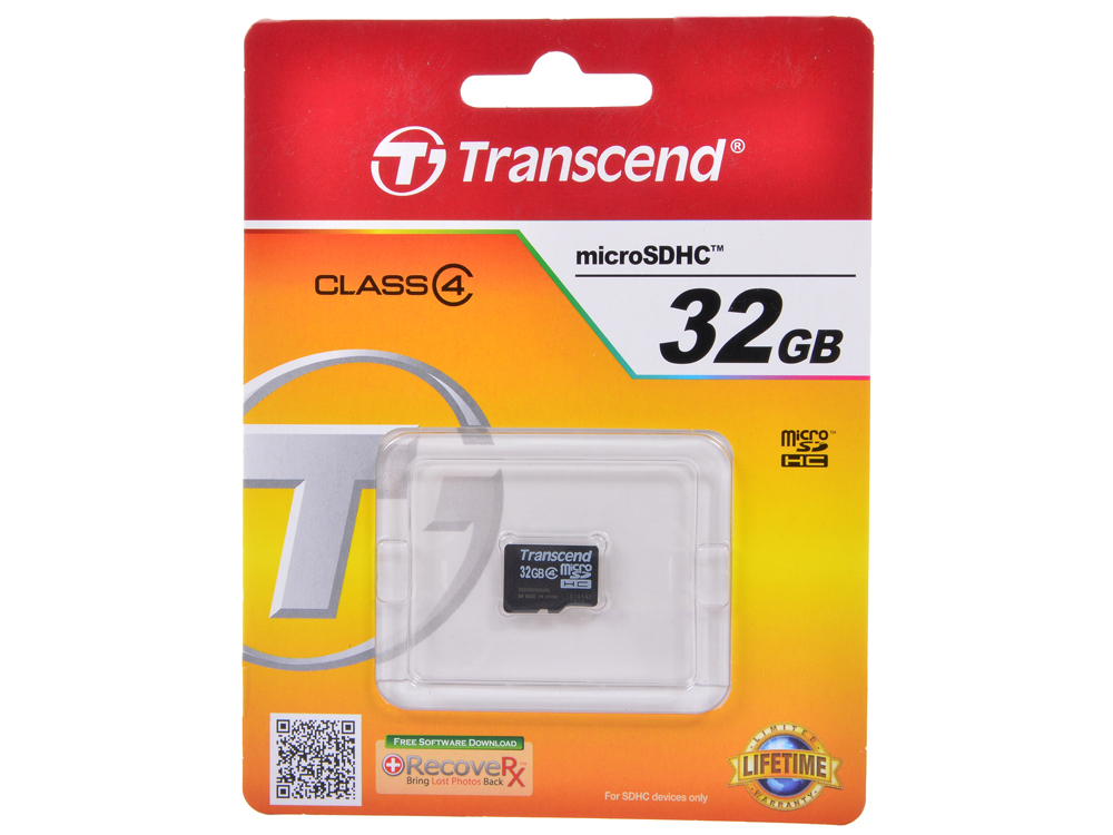

Карта памяти MicroSDHC 32GB Transcend Class4 no Adapter (TS32GUSDC4)