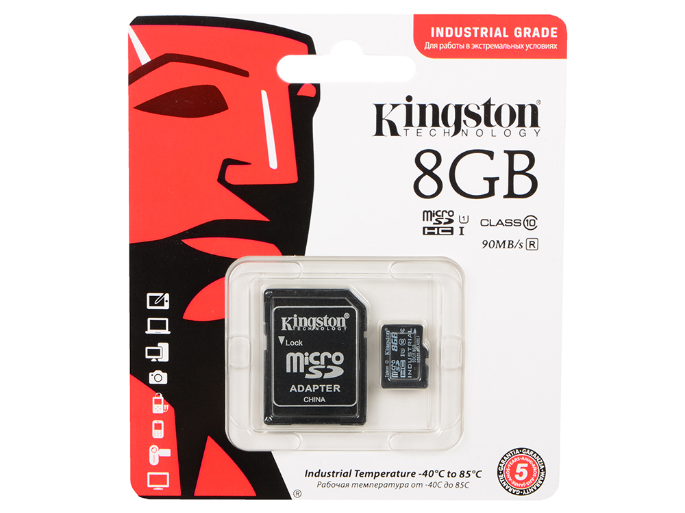 Карта памяти microsdhc kingston canvas select