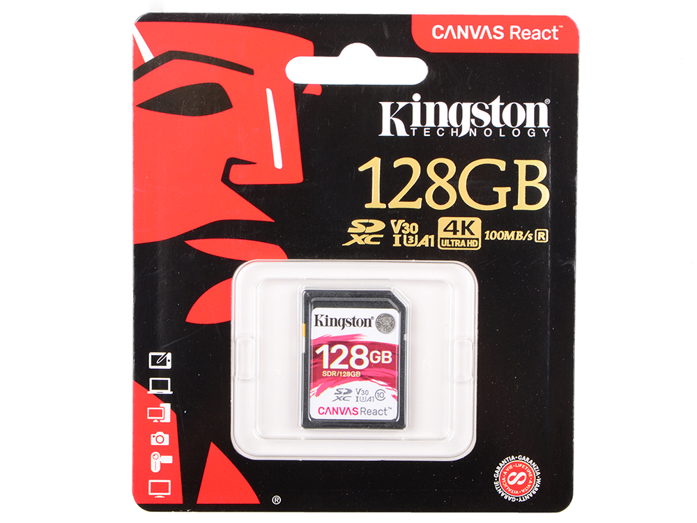 Карта памяти kingston sdxc 128 гб