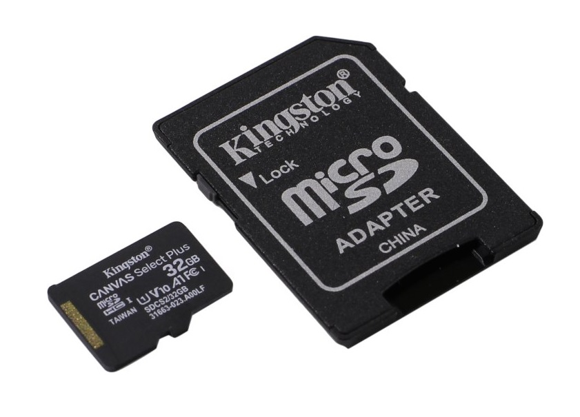 Карта памяти microSDHC Kingston Canvas Select Plus 32GB (SDCS2/32GB)