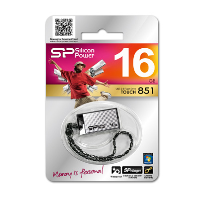 

USB флешка Silicon Power Touch 851 Silver (SP016GBUF2851V1S) USB 2.0