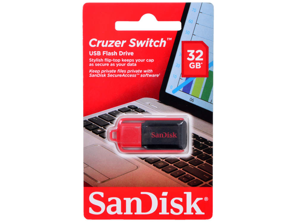 USB флешка SanDisk Cruzer Switch 32GB (SDCZ52-032G-B35)
