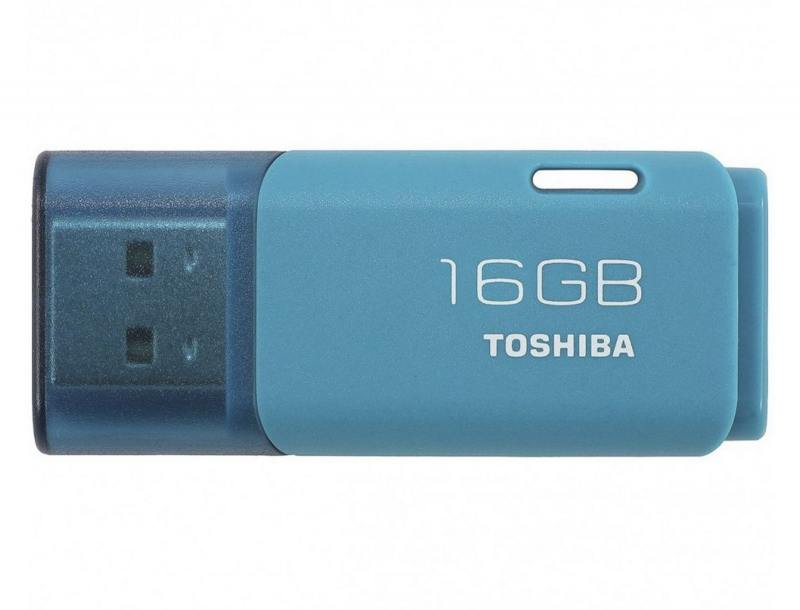

USB флешка Toshiba Hayabusa U202 16Gb Blue (THN-U202L0160E4) USB 2.0 / 18 Мб/с / 5 Мб/с