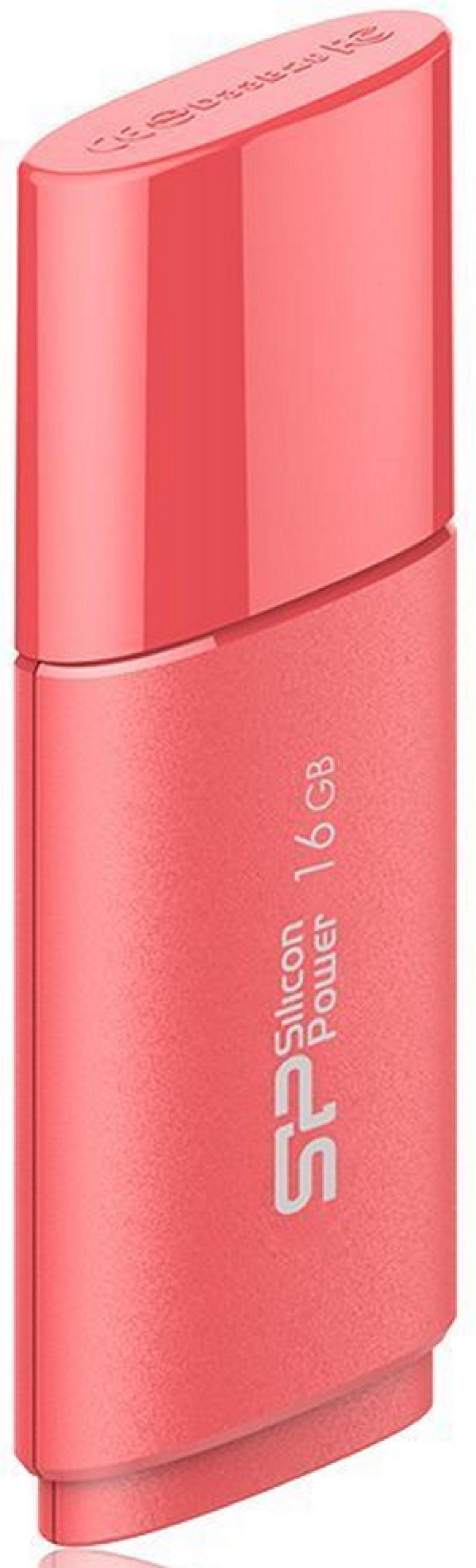 

Внешний накопитель USB 16Gb Silicon Power Ultima U06 SP016GBUF2U06V1P USB2.0 peach red розовый