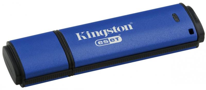 

USB флешка Kingston DataTraveler Vault with Privacy 32Gb Blue (DTVP30/32GB) USB 3.1 / 250 Мб/с / 40 Мб/с