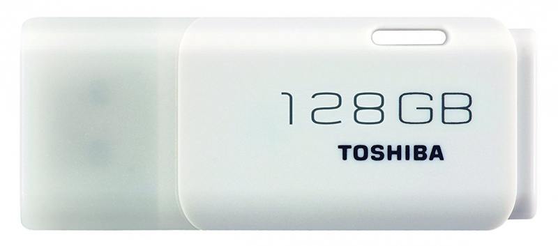 

USB флешка Toshiba TransMemory U202 128Gb White (THN-U202W1280E4) USB 2.0 / 18 Мб/с / 5 Мб/с