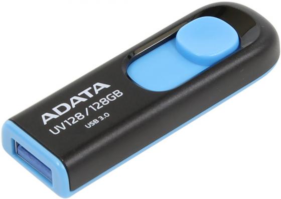 

USB флешка A-Data UV128 128Gb Black (AUV128-128G-RBE) USB 3.0 / 90 МБ/cек / 40 МБ/cек