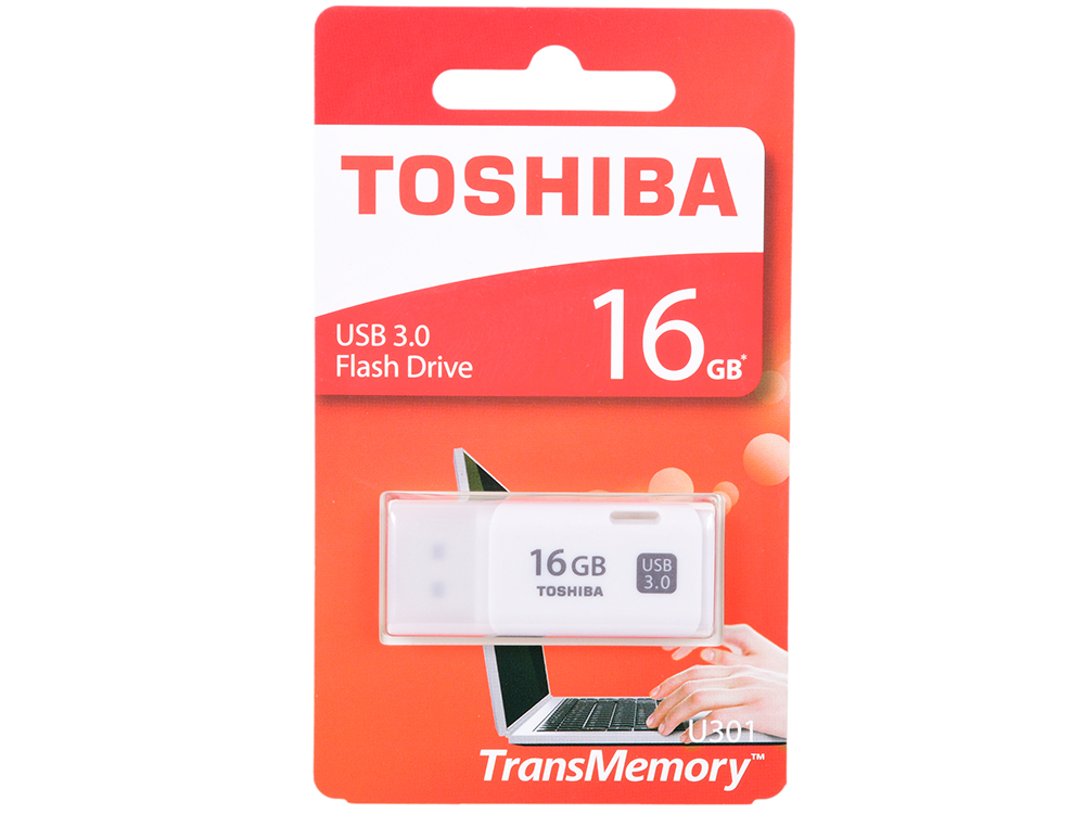 

USB флешка Toshiba Hayabusa U301 16Gb White (THN-U301W0160E4) USB 3.0