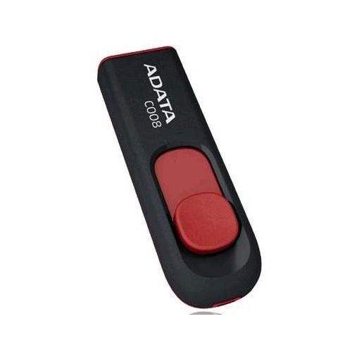 

USB флешка A-Data C008 4GB Black Red (AC008-4G-RKD) USB 2.0 / 15 МБ/cек / 5 МБ/cек
