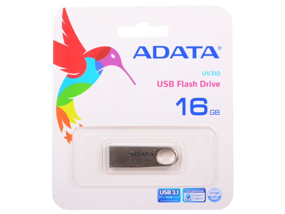 

USB флешка A-Data UV310 16GB Gold (AUV310-16G-RGD) USB 3.1
