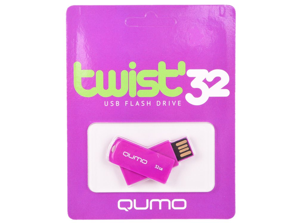 

USB флешка QUMO Twist Fandango 32Gb Purple (QM32GUD-TW-Fandango) USB 2.0