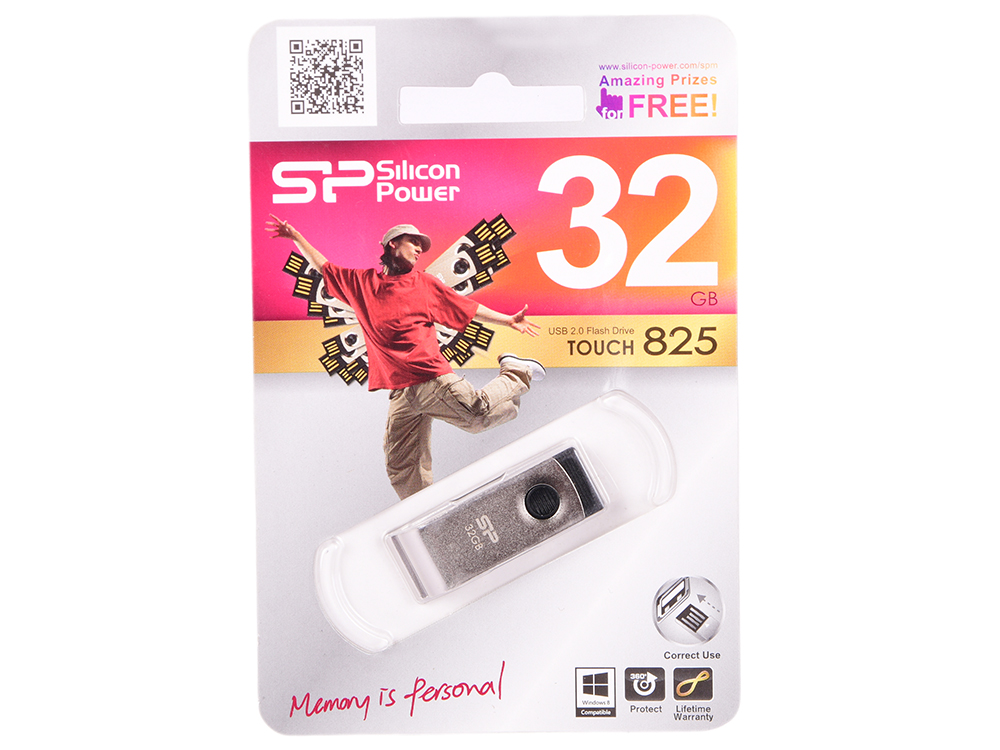 

USB флешка Silicon Power Touch T825 32GB Gold (SP032GBUF2825V1C) USB 2.0